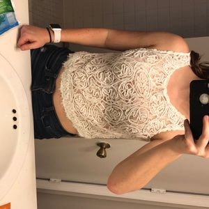 Crop top lace